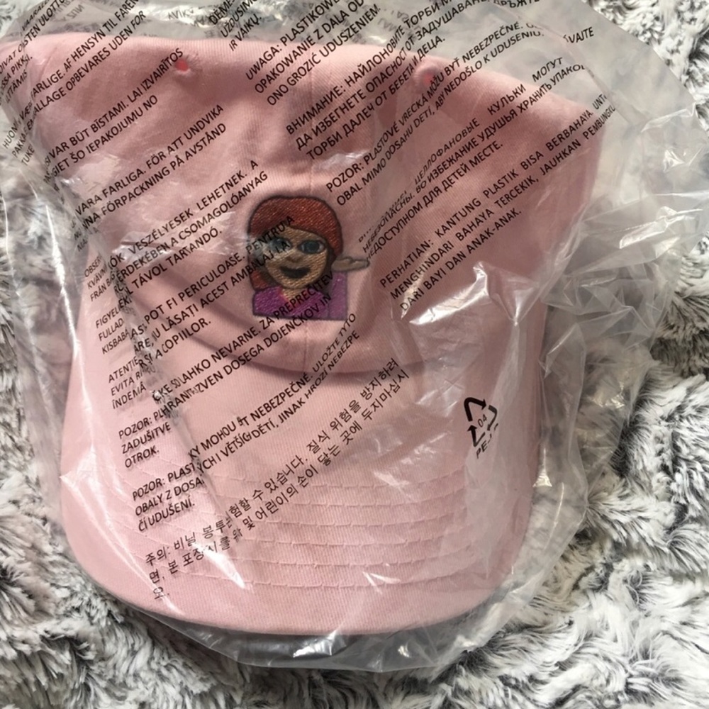 Pink Dad Emoji Hat - Picture 5 of 5